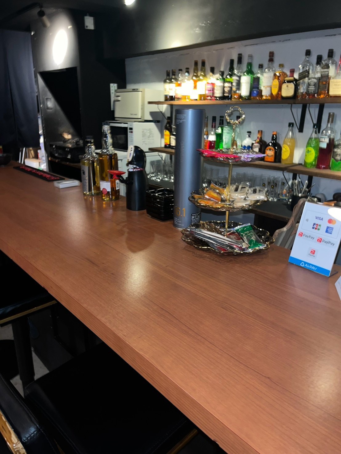 カラコールのカウンター席